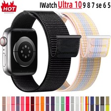 New Nylon Loop Strap Apple Watch Band 46mm 40...