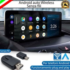 ANDROID AUTO WIRELESS ADATTATORE PER FORD FIESTA MK7 RESTYLING SENZA FILI