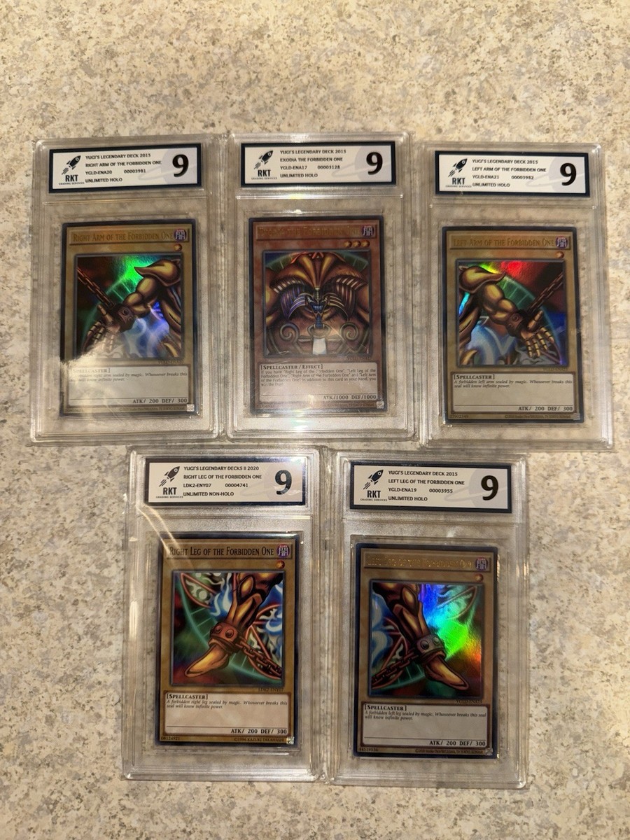 Yu-Gi-Oh! TCG Exodia Set (Exodia, Left Arm, Left Leg, Right Arm