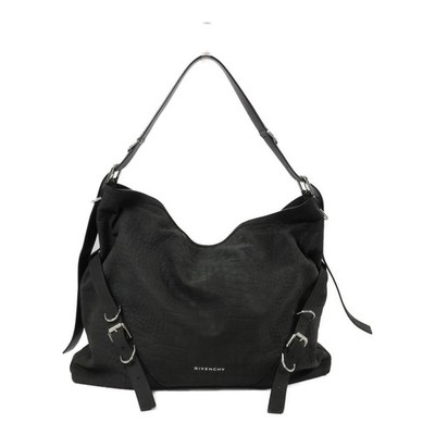 GIVENCHY SHW Voyou Large Bag Shoulder Bag Calfskin Leather Black