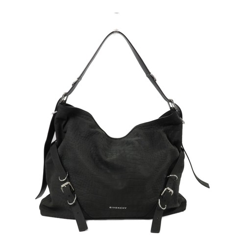 GIVENCHY SHW Voyou Large Bag Shoulder Bag Calfskin Leather Black