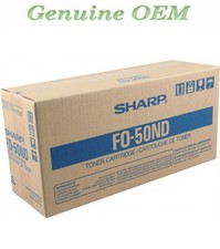FO-50ND/FO50ND Original OEM Sharp Toner Cartridge, Black Genuine Sealed