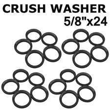 20 PCS Muzzle Brake Crush Washer 5/8x24 5/8-24 TPI Black Steel for .308