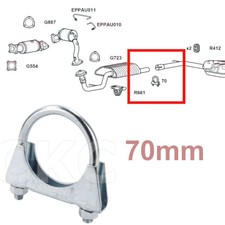 For Audi A6 & A7 C8 2.0 Models 2018 To 2021 Mid Section Silencer Exhaust