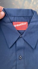 Men s Work Shirts Size Medium With Safety Stripes Long Sleeve