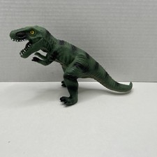 Tyrannosaurus Rex Green TRex Soft Rubber Dinosaur Toy 10  