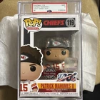 Funko POP! Patrick Mahomes Special Edition Exclusive White Jersey PSA Graded 9