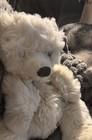 Dakin Fluffy White Teddy Bear Puppet — photo 3