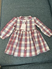 Tommy Hilfiger Baby Girls 9-12 Months Check Dress. NEW!