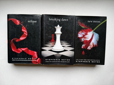 Stephenie Meyer Twilight Saga Hardcover Lot Eclipse New Moon Breaking Dawn