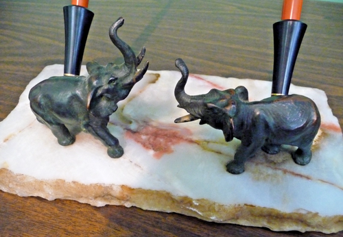 Parker Vintage Double Duofold Desk Set with elephants-restored--Senior Pens - 第 3/7 張圖片