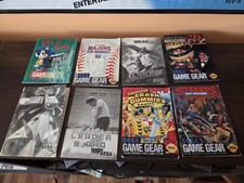 Sega Game Gear Manual Lot