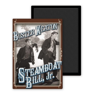 Steamboat Bill Jr 1928 Filmplakat Kino - Kühlschrankmagnet 54x78mm