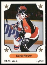 1991-92 7th Inning Sketch WHL #317 Dana Rieder