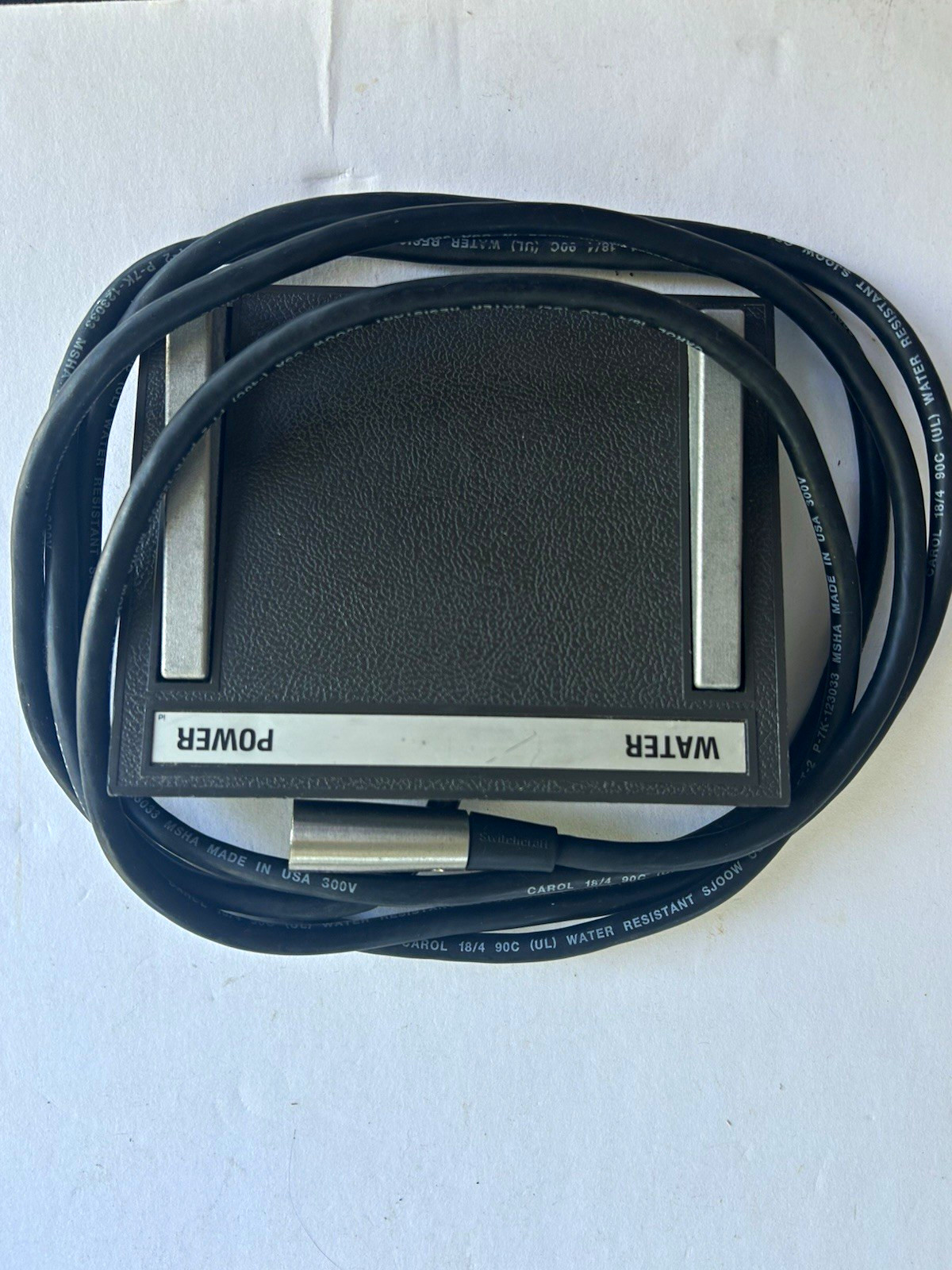 Power/Water Foot Pedal Switch w/ Cable & Multi-Pin Connector for General Surgery