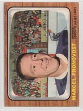 1966-67 Topps  Hockey #20 Marcel Pronovost  Toronto Maple Leafs