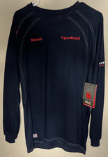 Ariat FR Men  s Work Shirt Medium CAT 2 2112 Flame Resistant ExxonMobil NWT