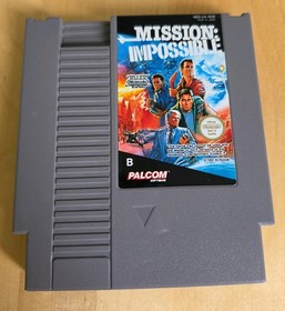 NINTENDO NES  Mission: Impossible  OVP Anleitung