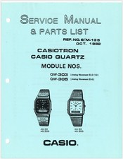 Casio Parts, Technical and Service Guides (573 docs for hundreds models)