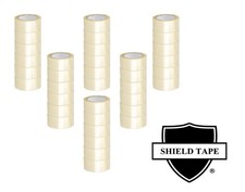 Box Carton Sealing Clear Packing Tape 1.88 Inch x 55 Yards 1.75 Mil 72 Rolls