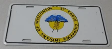 St. Croix Chippewa Indians of Wisconsin booster license plate
