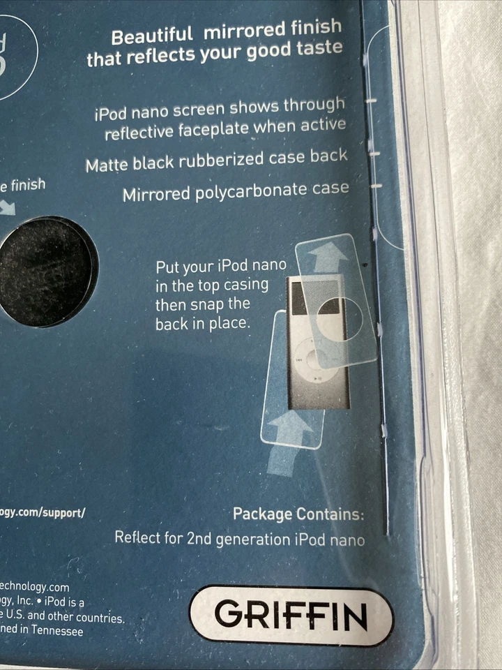 Griffin Reflect For iPod Nano Mirrored Case For iPod Nano, Case Only NIB - Image 3 of 4