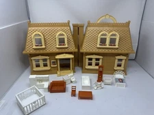 Durham Industries Dollhouse Furniture Vintage 1982 Folding Carry Plastic