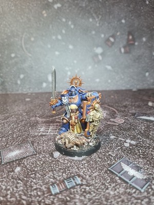 Games Workshop Warhammer 40k Space Marine Captain in Gravis Armour Dark Imperium