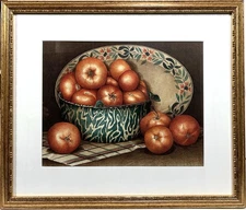 Original Signed AMERICAN STILL LIFE PAINTING WITH TOMATOES