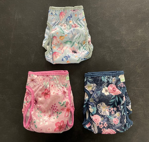 Female Dog Diapers Washable Reusable Period Panties Floral Medium 3 Pack
