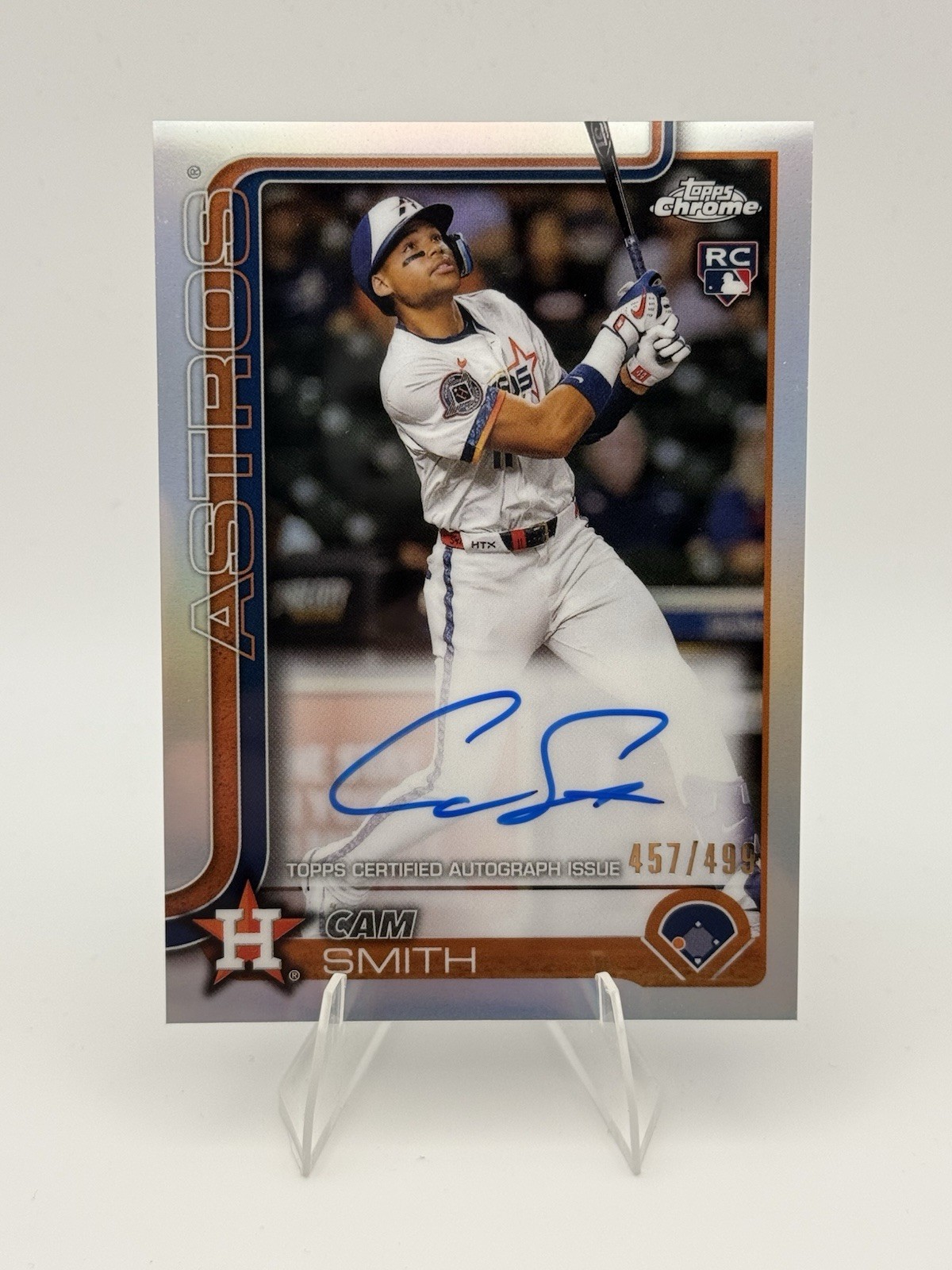Cam Smith 2025 Topps Chrome Rookie Autograph Refractor /499 #RA-CAM RC Auto