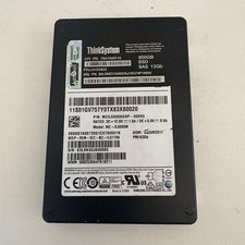 Lenovo ThinkSystem 800GB 2.5" 12Gb SAS SSD SMART report MZ-ILS800N J600065