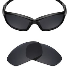 hdhut POLARIZED Replacement Lenses for-Oakley Straight Jacket 2007 Stealth Black