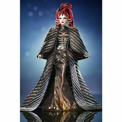 Barbie Queen of the Constellations GOLD Goddess Mermaid face Shipper X8264 NRFB