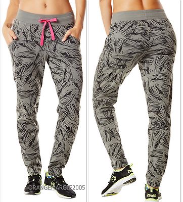 ZUMBA FITNESS Tassel Harem Slim Fit Pants Hip-Hop Style--Super Soft & Comfy S M