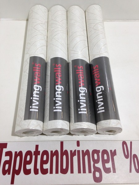 Vliestapete As 4 X 38094-3 (4Rollen) Muster Orientalisch Creme Weiß Glanz-image