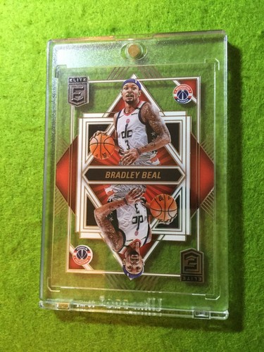 BRADLEY BEAL CLEAR CARD JERSEY#3 WIZARDS 2021-22 Donruss Elite DECK Bradley Beal - Picture 9 of 12