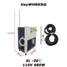 110V 5L Low Temperature -30℃ Coolant Liquid Circulating Pump Lab Chiller Cooler
