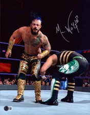 Mecha Wolf Mr. 450 Signed 11x14 Photo BAS COA WWC NXT NWA Lucha Libre AAA Auto 5