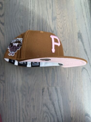 Exclusive New Era Pittsburgh Pirates MLB club hat  UV 7 1/8 Pink UV - Picture 1 of 7