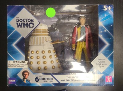 BBC Underground Toys Doctor Who 6th Doctor with Dalek Revelation of the Daleks 