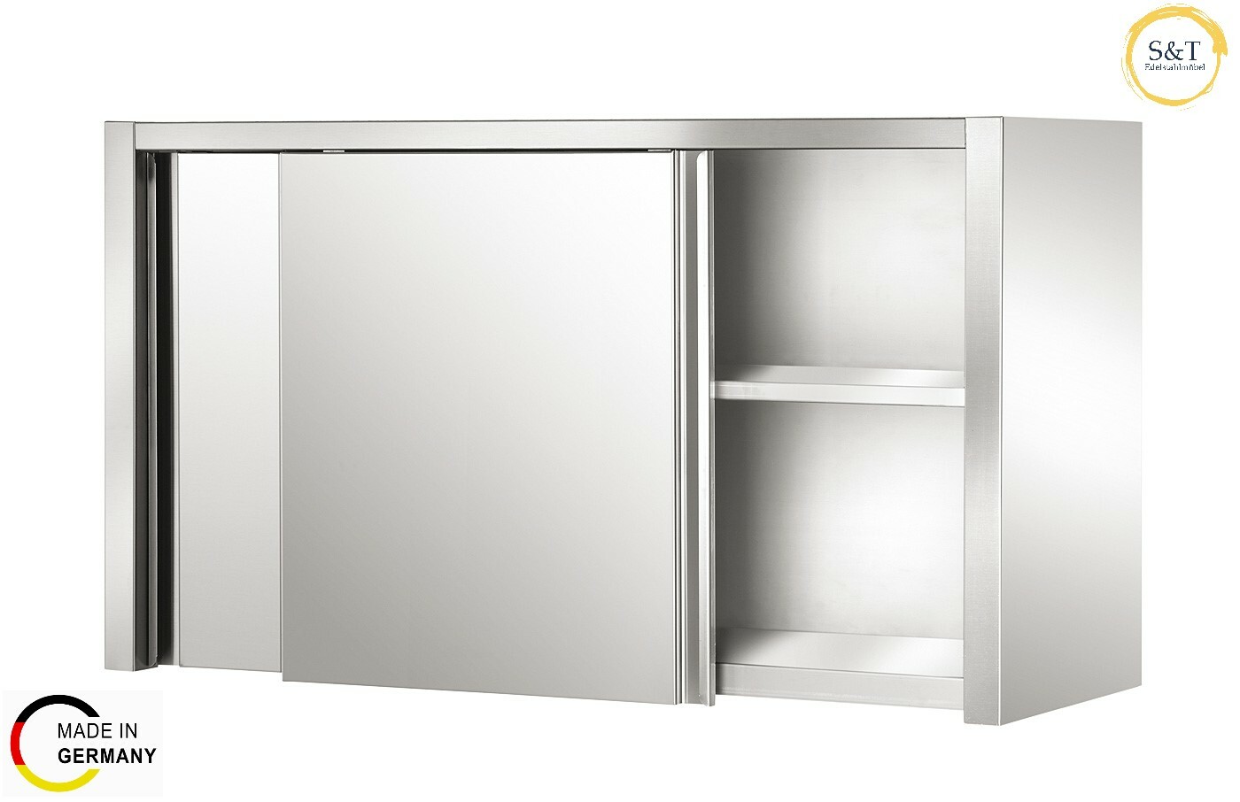 Wandhängeschrank !!ALLE GRÖßEN!! Wandschrank Gastro Schrank Edelstahlschrank NEU