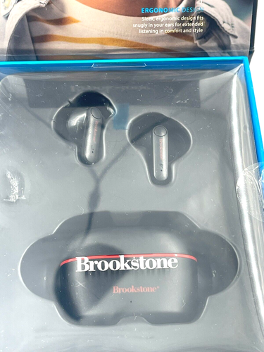 Brookstone PROTUNES True Wireless earbuds Bluetooth NEW VERSION - Picture 3 of 3