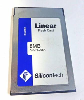 Flash series 8MB 16Bit data Type Linear Memory Flash PCMCIA
