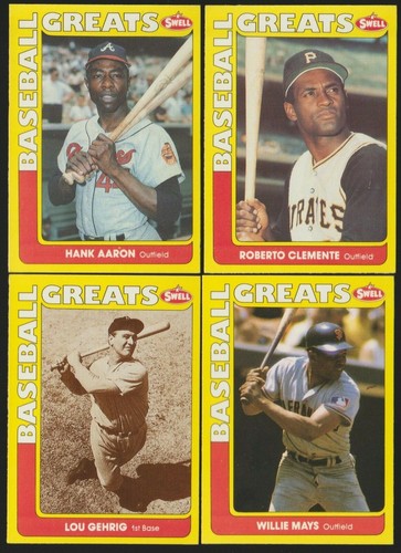 1991 SWELL BASEBALL GREATS YOU PICK #1 - #150 NMMT *** FREE SHIPPING ***