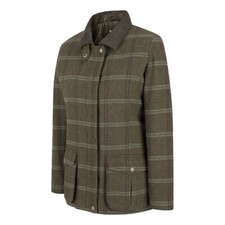 New Quality Hoggs Of Fife Ladies Musselburgh Waterproof Tweed Field Coat Jacket