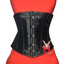 UnterBrustkorsett corsage aus PVC Lack Schwarz 34~56 Korsage PVC Corsets Hi-59