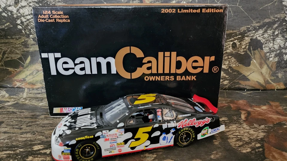 EQUIPO CALIBRE 1/24 TERRY LABONTE #5 KELLOGGS MILK MONTE #1/180 DIECAST NASCAR E6 Foto 2 de 4