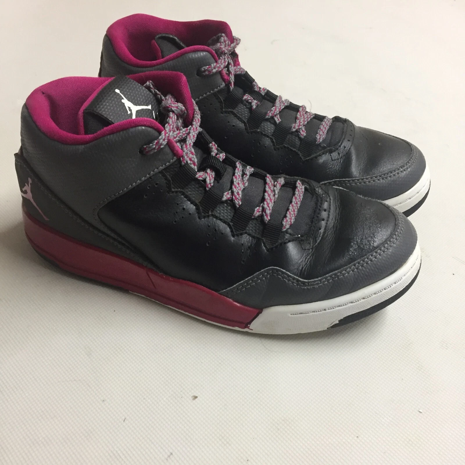Scarpe da ginnastica Nike Unisex per bambini Jordan Flight Origin 2 grigie per ragazzo taglia US 2 Y