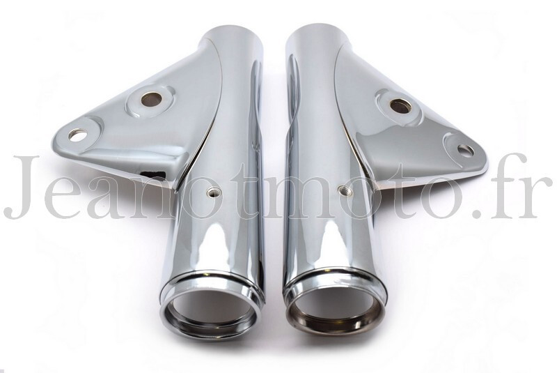 Pattes de phare de rechange pour Honda CB 750 Four K6 acier chromé 1975